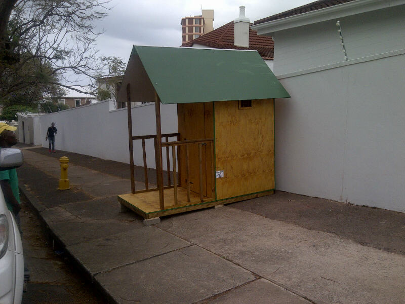 1.2m x 2.4m Guard hut