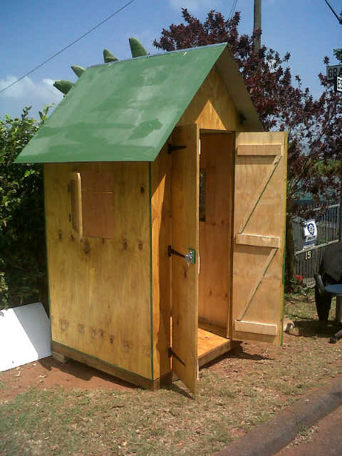 1.2m guard hut - double doors