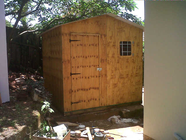 2.4m x 2.4m storage hut