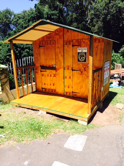 2.4m x 2.4m guard hut