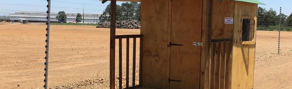 1.8m x 2.4m guard hut