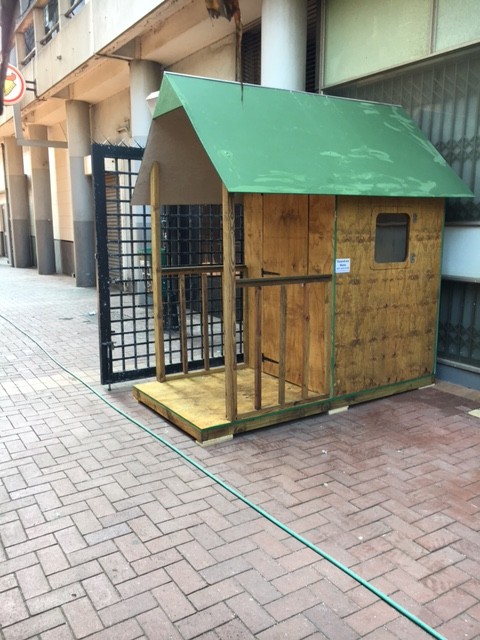1.2m x 2.4m guard hut