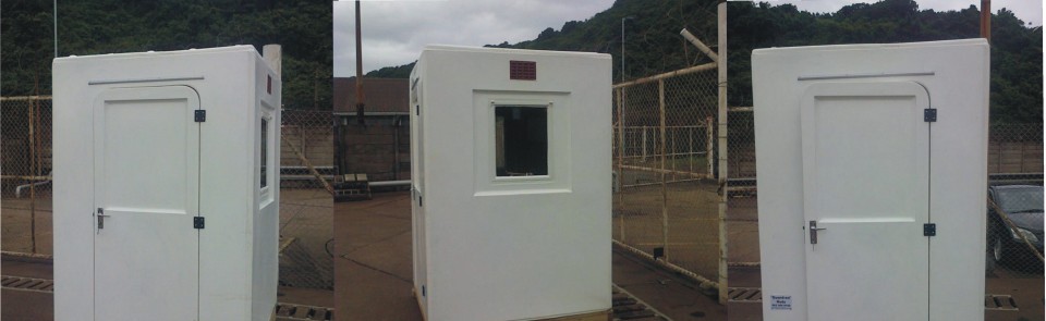 fibreglass hut